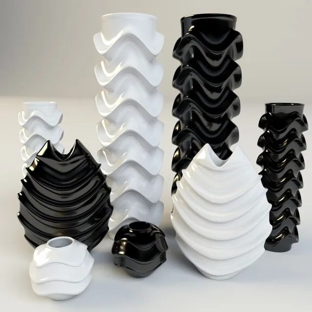 Decorative ceramic vase 3dsMax Model