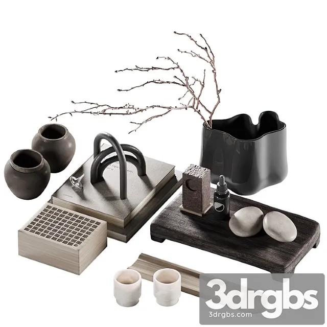 Decorative Coffee Table Set 45 3dsmax Download