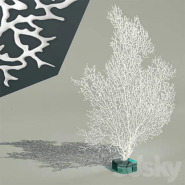 Decorative coral 3DS Max Model