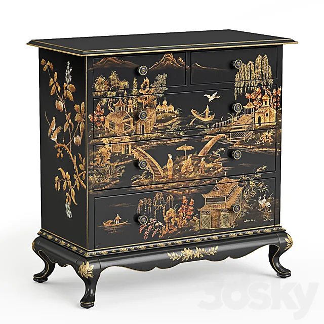 DECORATIVE CRAFTS AUSTIN CHEST 3DSMax File