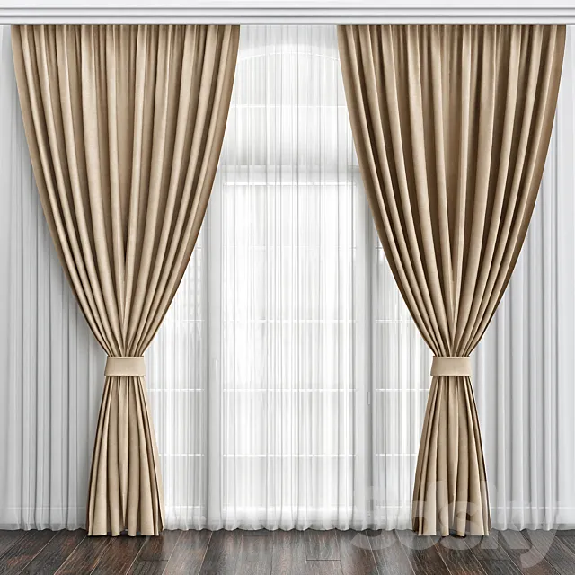 Decorative Curtains_2 3DS Max Model