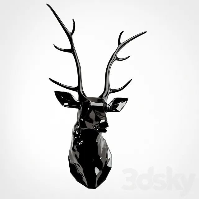 Decorative deer head Cosmorelax 3DSMax File