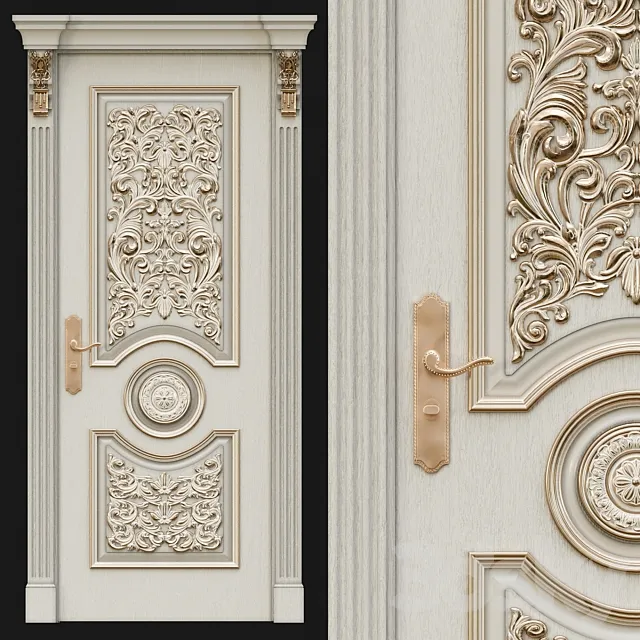 Decorative Door 3DSMax File