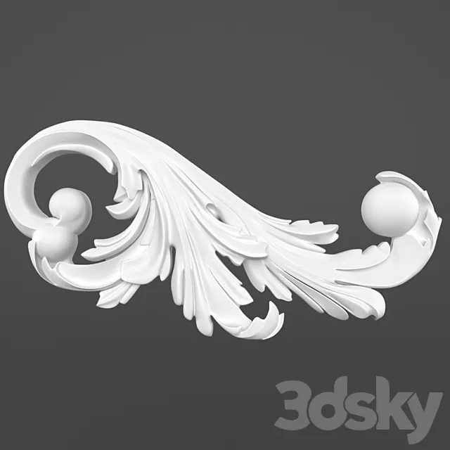 Decorative element 3ds Max