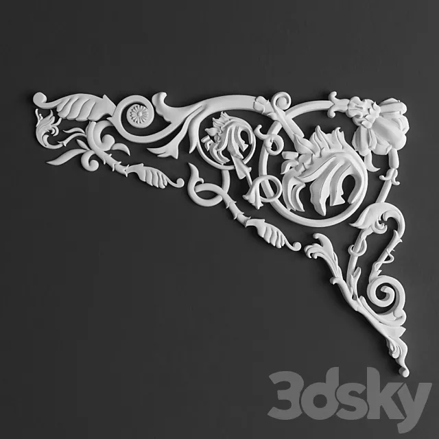 Decorative element_C1 3DS Max Model