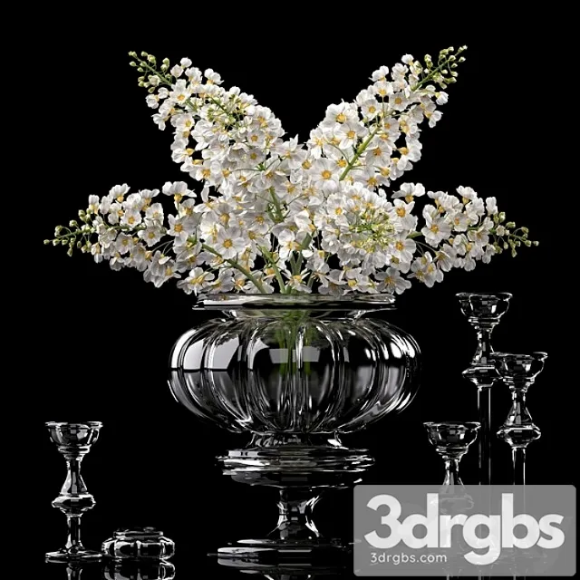 Decorative Flower Vase Set 6 3dsmax Download