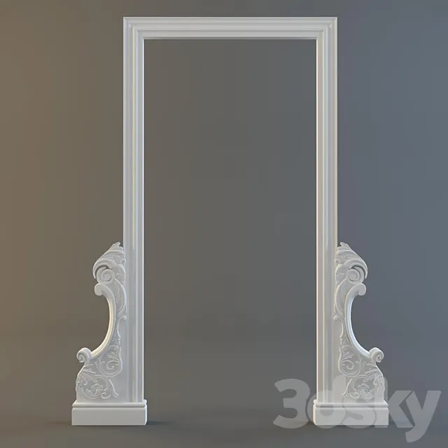 Decorative frame opening 3DS Max Model