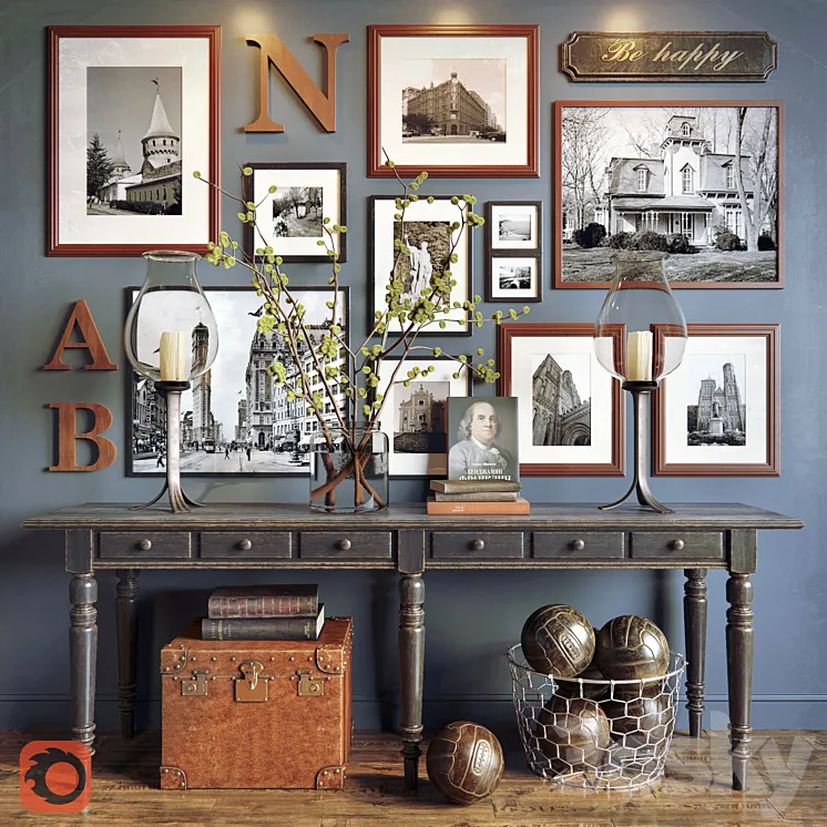 Decorative Home Sets 1 3DS Max