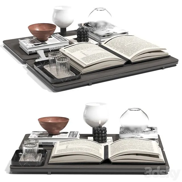 Decorative items for interior 3dsMax Model