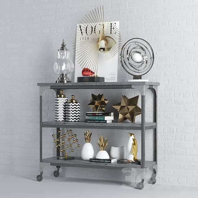 Decorative Loft set 3ds Max