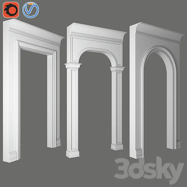 Decorative molding_010 3ds Max