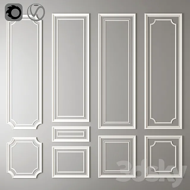 Decorative molding_09 3DS Max Model