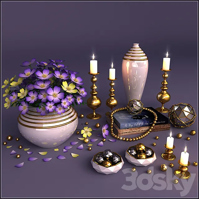 Decorative Objects No.1 3DS Max Model