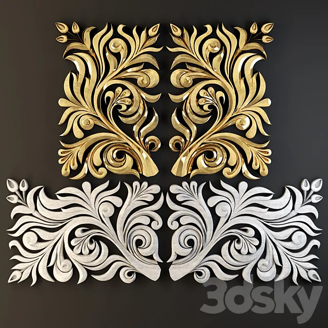 decorative ornament_01 3DS Max Model