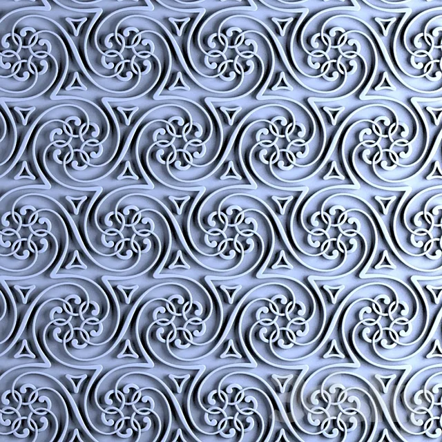 Decorative panel – 04 3DS Max Model