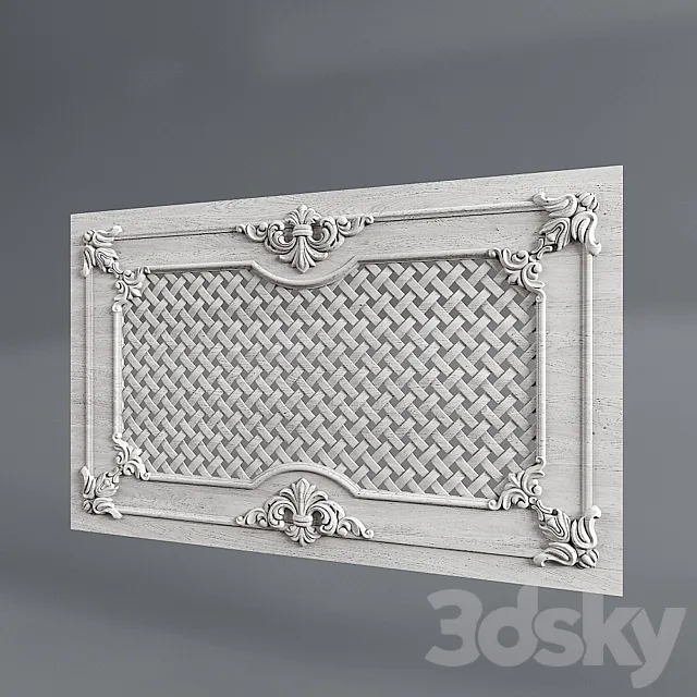 Decorative panel 3DS Max Model