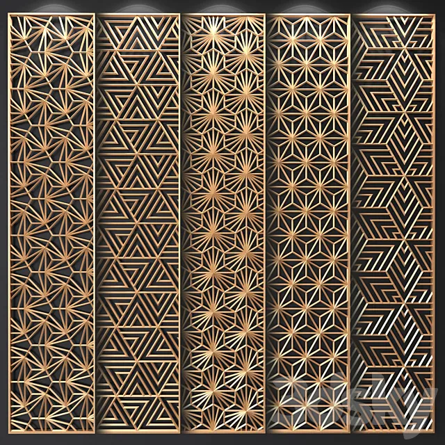 Decorative panel 3DS Max Model