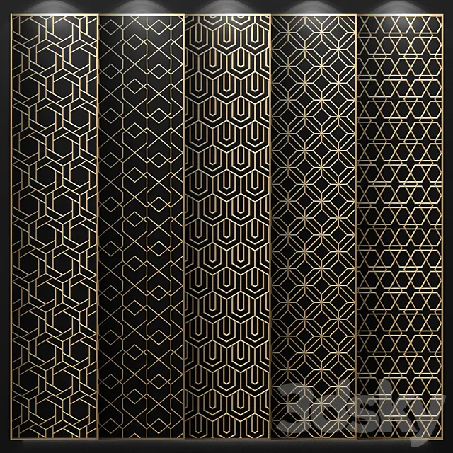 Decorative panel 3DS Max Model