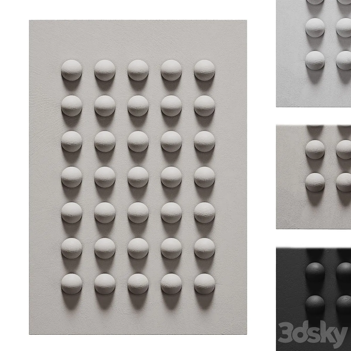 Decorative panel on the wall 26 3dsMax Model