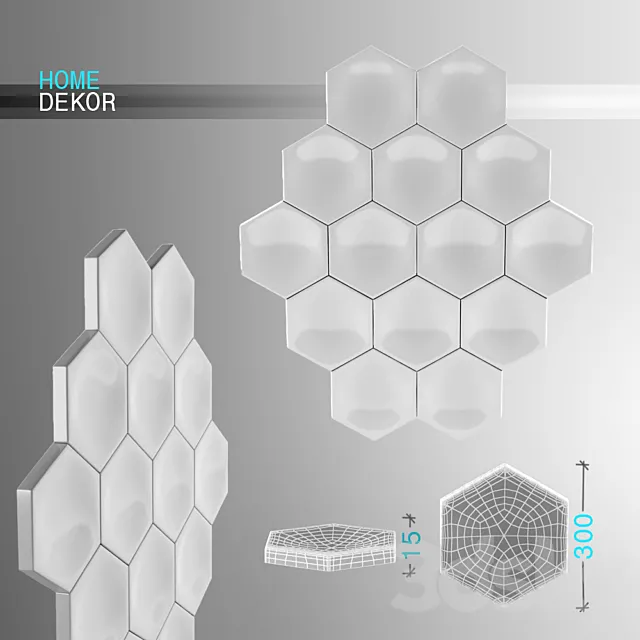 decorative panels 3DS Max Model