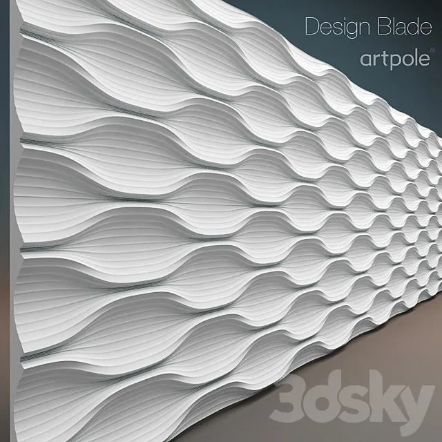 Decorative panels Artpole Blade 3DS Max Model