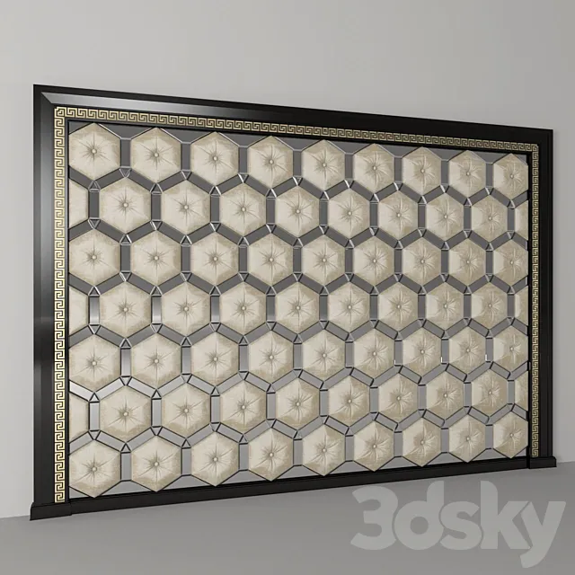 Decorative panels Capito 2 types №2 3DS Max Model