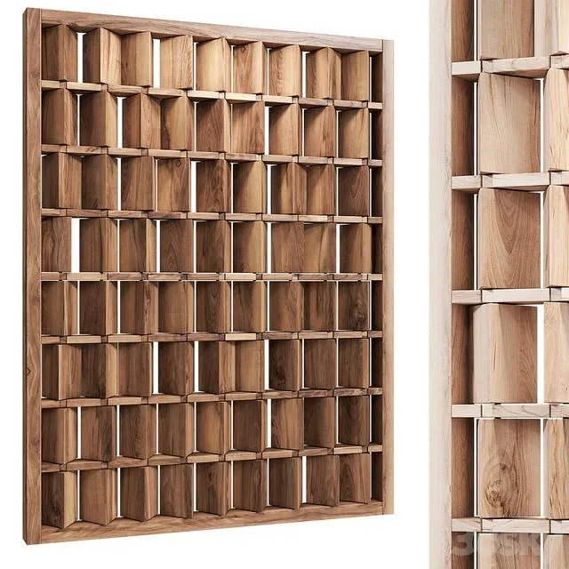 Decorative Partition 001 3dsMax Model