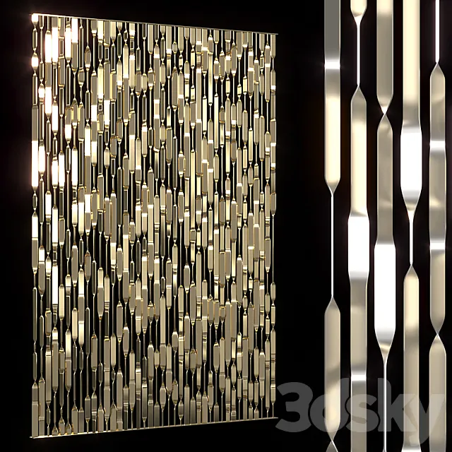 Decorative partition 020 3ds Max