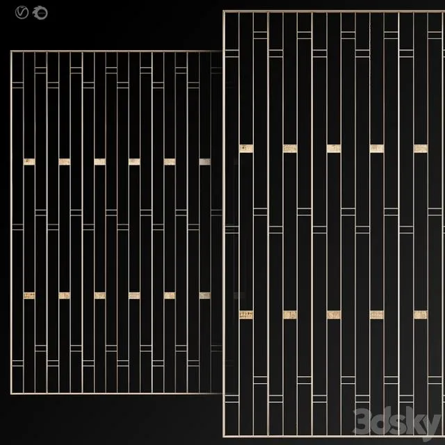 Decorative partition # 11 3dsMax Model