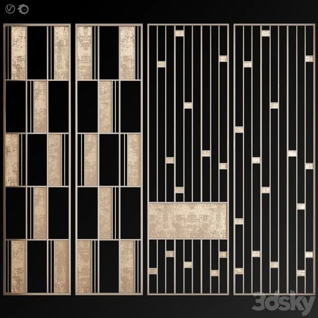 Decorative partition # 13 3dsMax Model