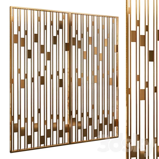 Decorative partition 23 3DSMax File