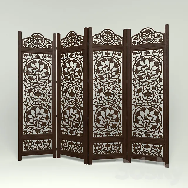 decorative partition 3ds Max