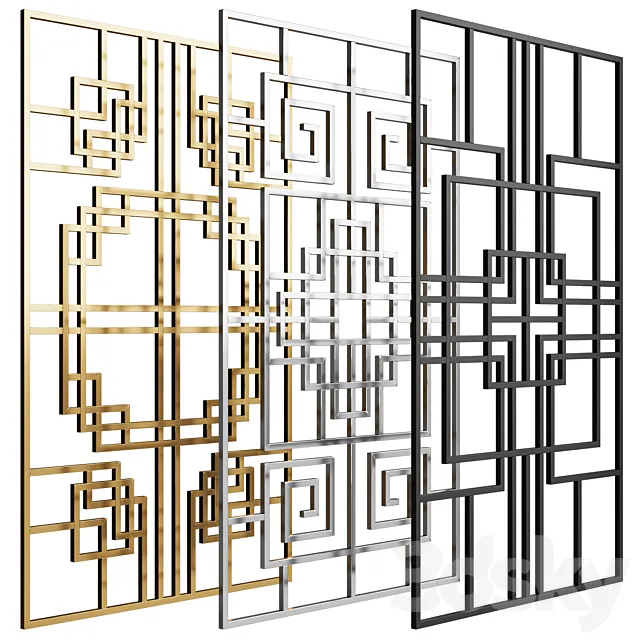 Decorative partition 3DS Max Model