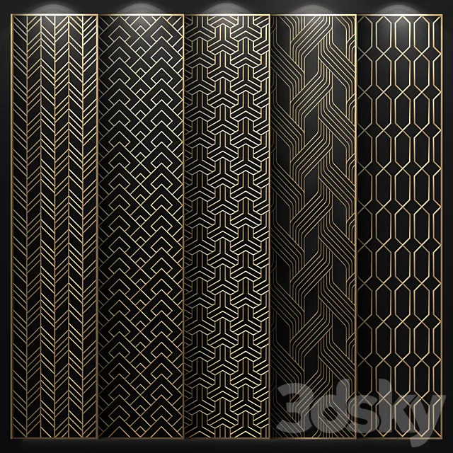 Decorative partition 3DS Max Model