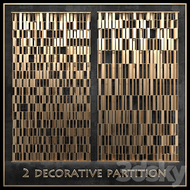 Decorative partition 3DS Max Model