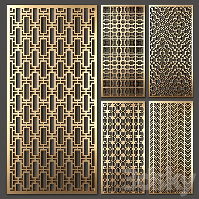 Decorative partition 3DS Max Model