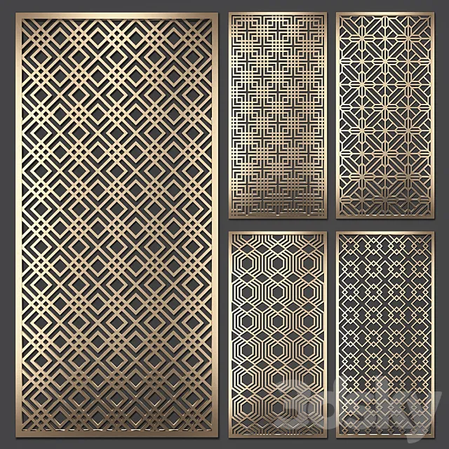 Decorative partition 3DSMax File