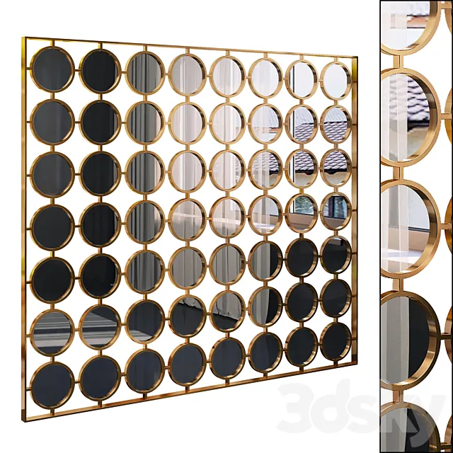 Decorative partition 74 3ds Max