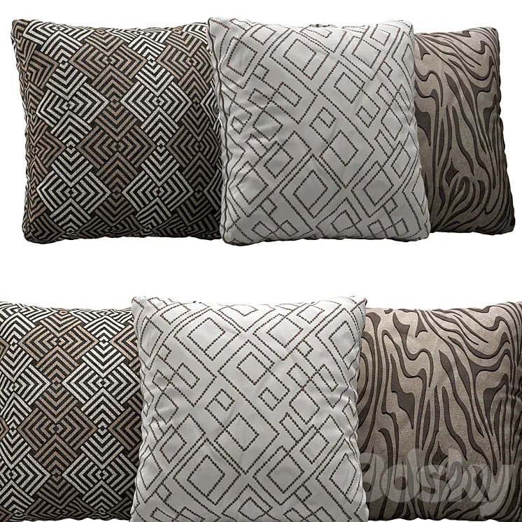 Decorative Pillow # 74 3DS Max