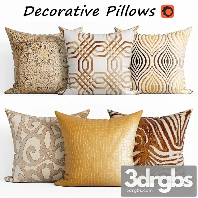 Decorative pillow set 188 horchow 3dsmax Download