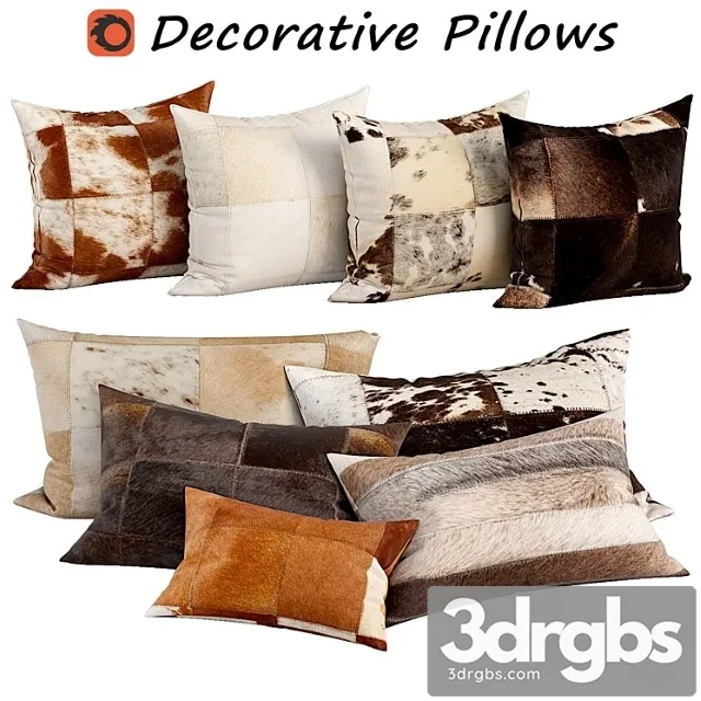 Decorative pillow set 471 3dsmax Download
