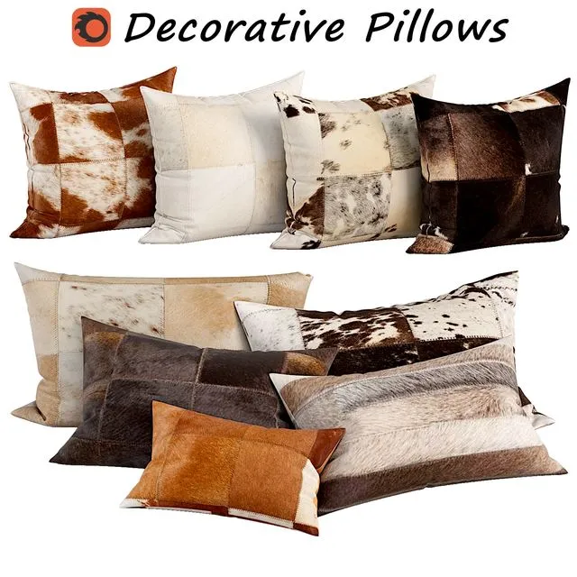 Decorative Pillow set 471 3dsMax Model