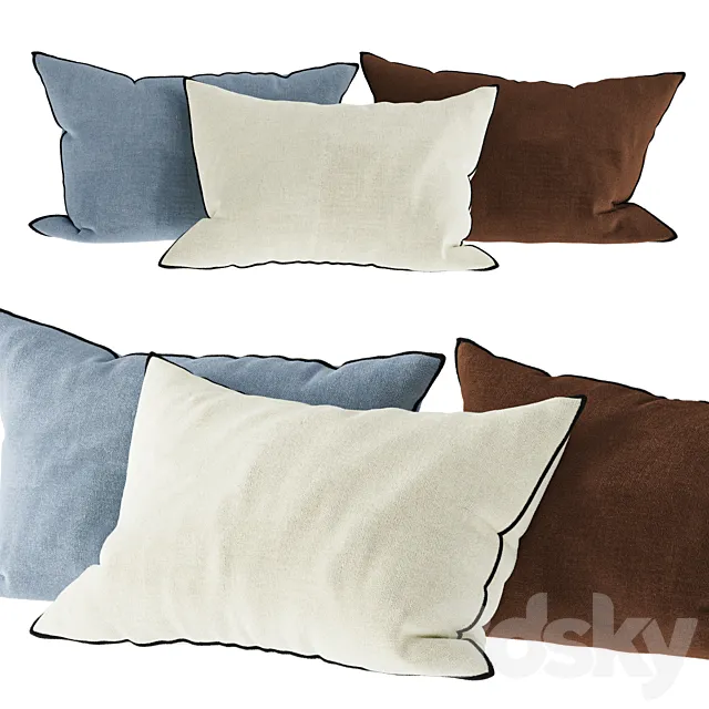 Decorative pillows 14 3ds Max