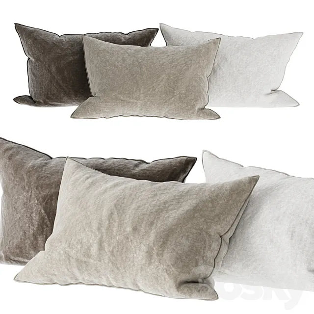 Decorative pillows 15 3ds Max