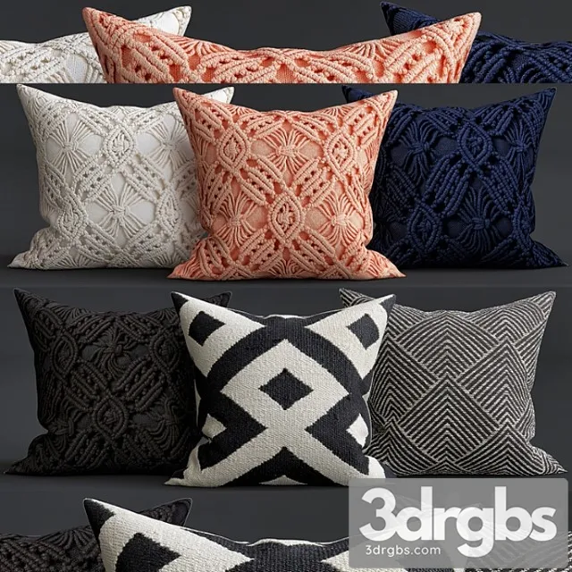 Decorative pillows 24 3dsmax Download