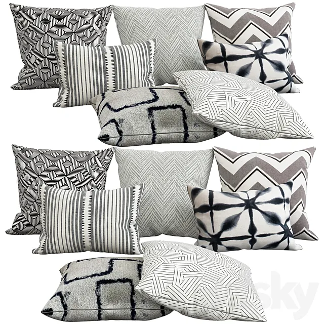 Decorative pillows 27 3DS Max Model