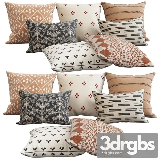 Decorative pillows 34 3dsmax Download