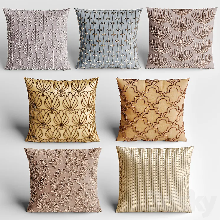 Decorative pillows 3DS Max