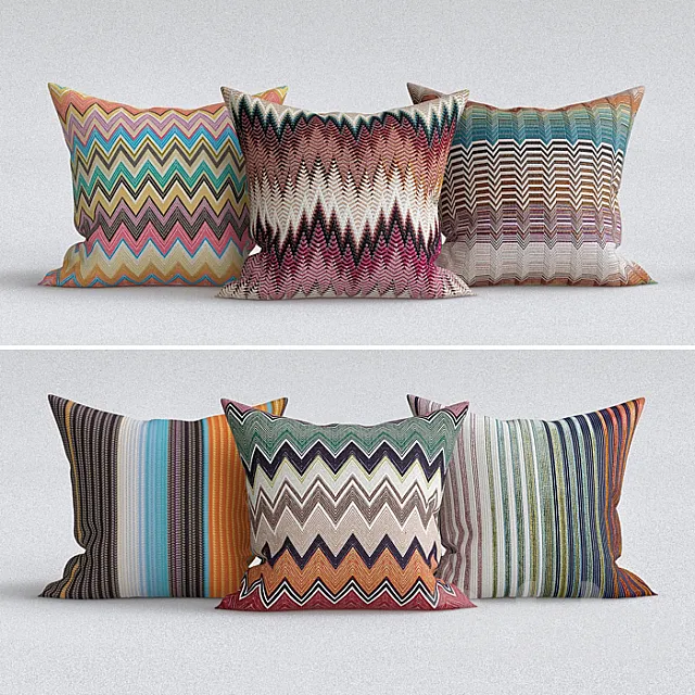 Decorative Pillows 3ds Max