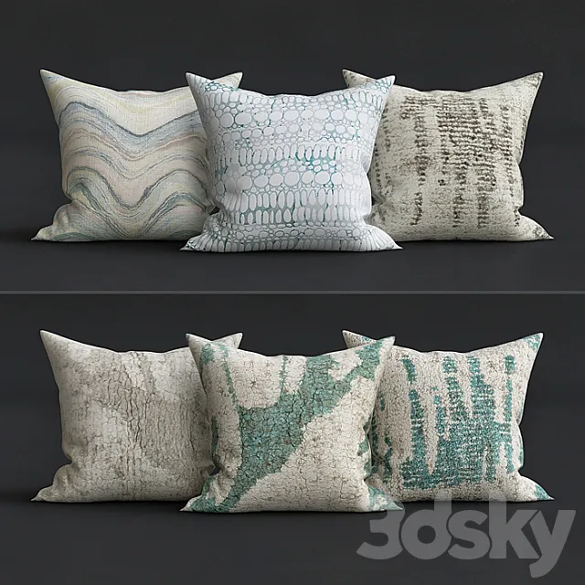 Decorative Pillows 3ds Max